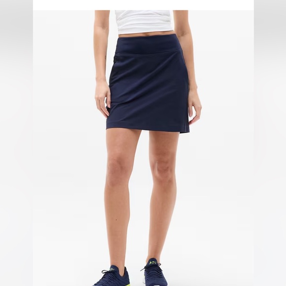 ATHLETA Size Medium High Rise Navy Blue Golf Skort - Picture 1 of 6